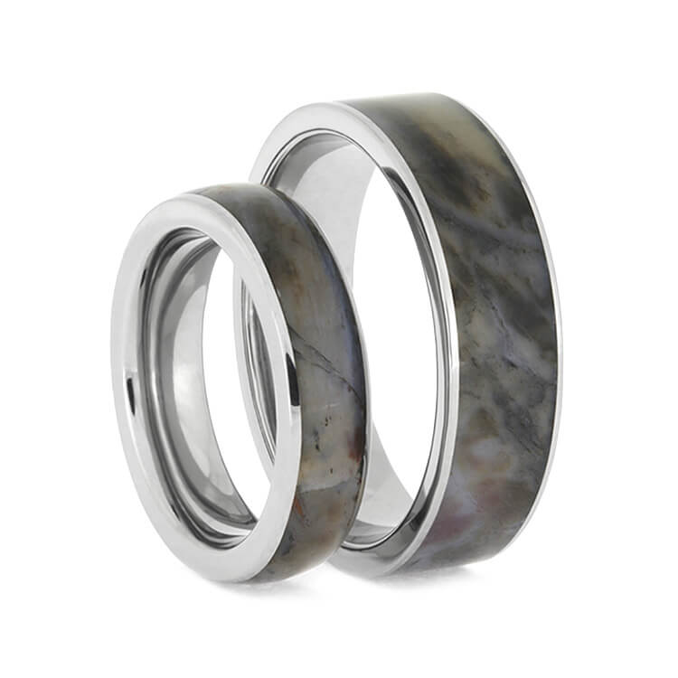 Petrified Wood Ring Set