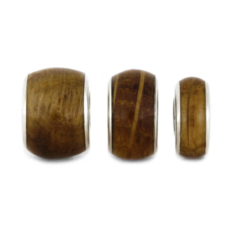 Whiskey Barrel Oak Charm Bracelet Bead