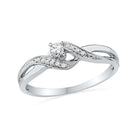 Diamond Engagement Ring, Silver or Gold - Jewelry by Johan
