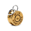 9 mm Luger Brass Bullet Casing Pendant
