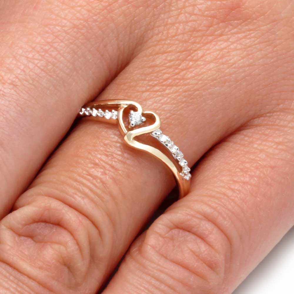 Yellow Gold Diamond Heart Promise Ring-SHRH009618ATY - Jewelry by Johan