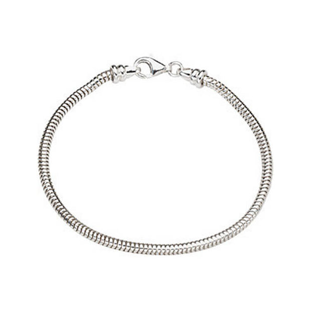Snake Bracelet in Sterling Silver-BRC549 - Jewelry by Johan