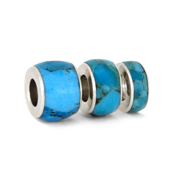 Genuine Turquoise Charm Bead