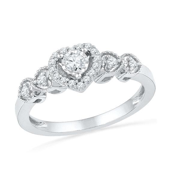 Three Stone Heart Brilliant Diamond Engagement Ring 18K Yellow Gold 1.0Ct  G/SI2 GIA