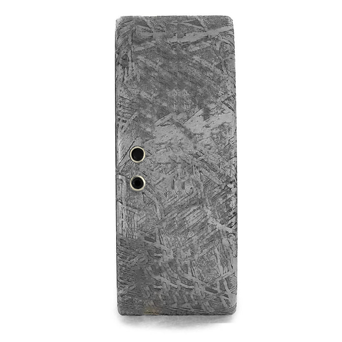 Black Diamond Men's Wedding Band with Meteorite-2097 - Jewelry by Johan